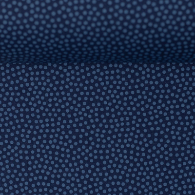 Dotty, Baumwolle Webware mit Punkten, hell-/dunkelblau...